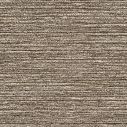 Advantage Hazen Brown Shimmer Stripe Wallpaper, 20.9-in by 33-ft