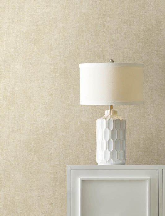 Advantage Edmore Taupe Faux Suede Wallpaper, 20.9-in by 33-ft