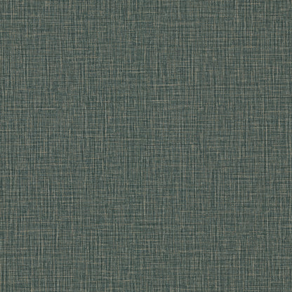 Advantage Eagen Sapphire Linen Weave Wallpaper, 20.9-in by 33-ft