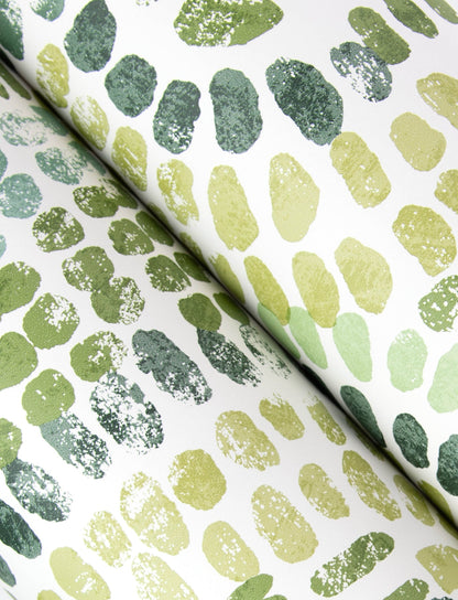 A-Street Prints Wanderer Evergreen Mosiac Wallpaper, 20.5-in by 33-ft