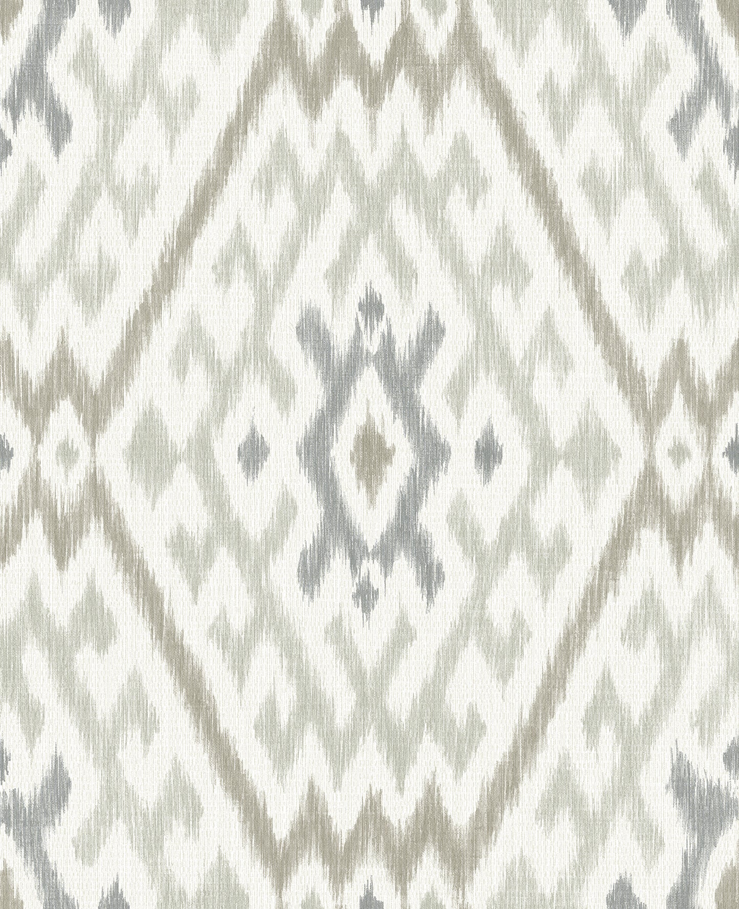 A-Street Prints Solola Stone Ikat Wallpaper, 20.5-in by 33-ft