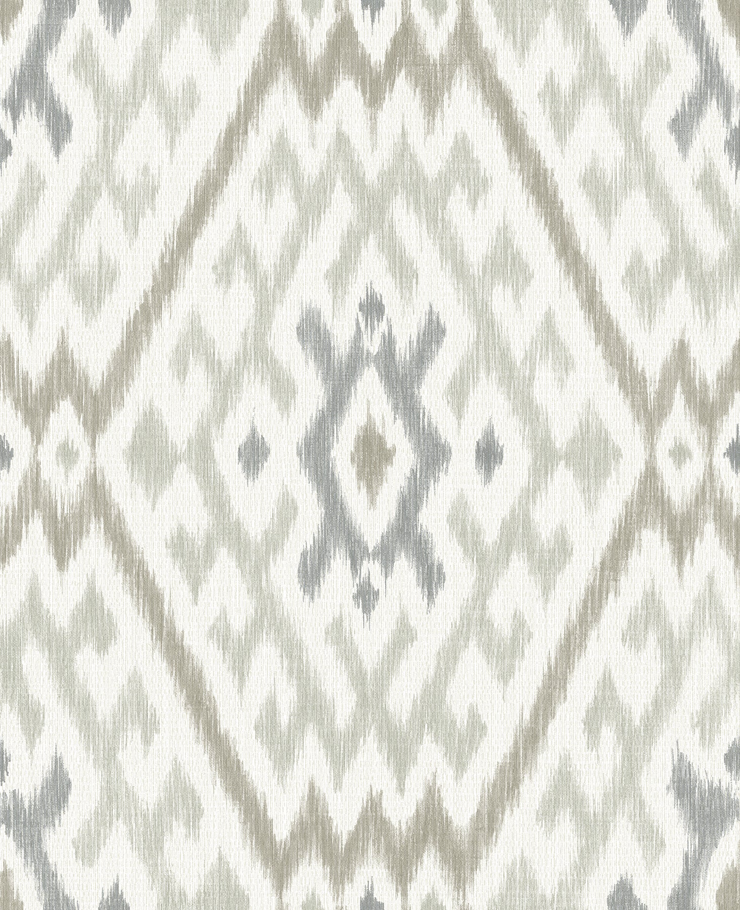 A-Street Prints Solola Stone Ikat Wallpaper, 20.5-in by 33-ft