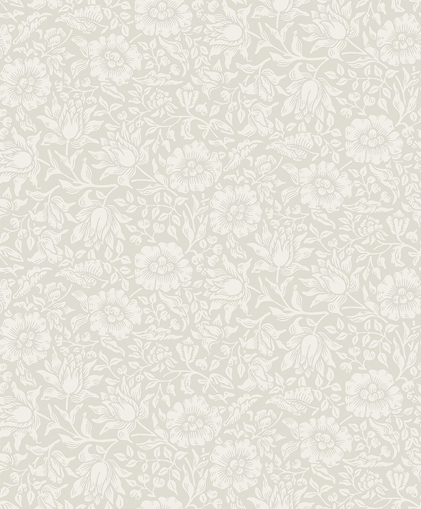 A-Street Prints Mallow Dove Floral Vine Wallpaper, 20.9-in by 33-ft