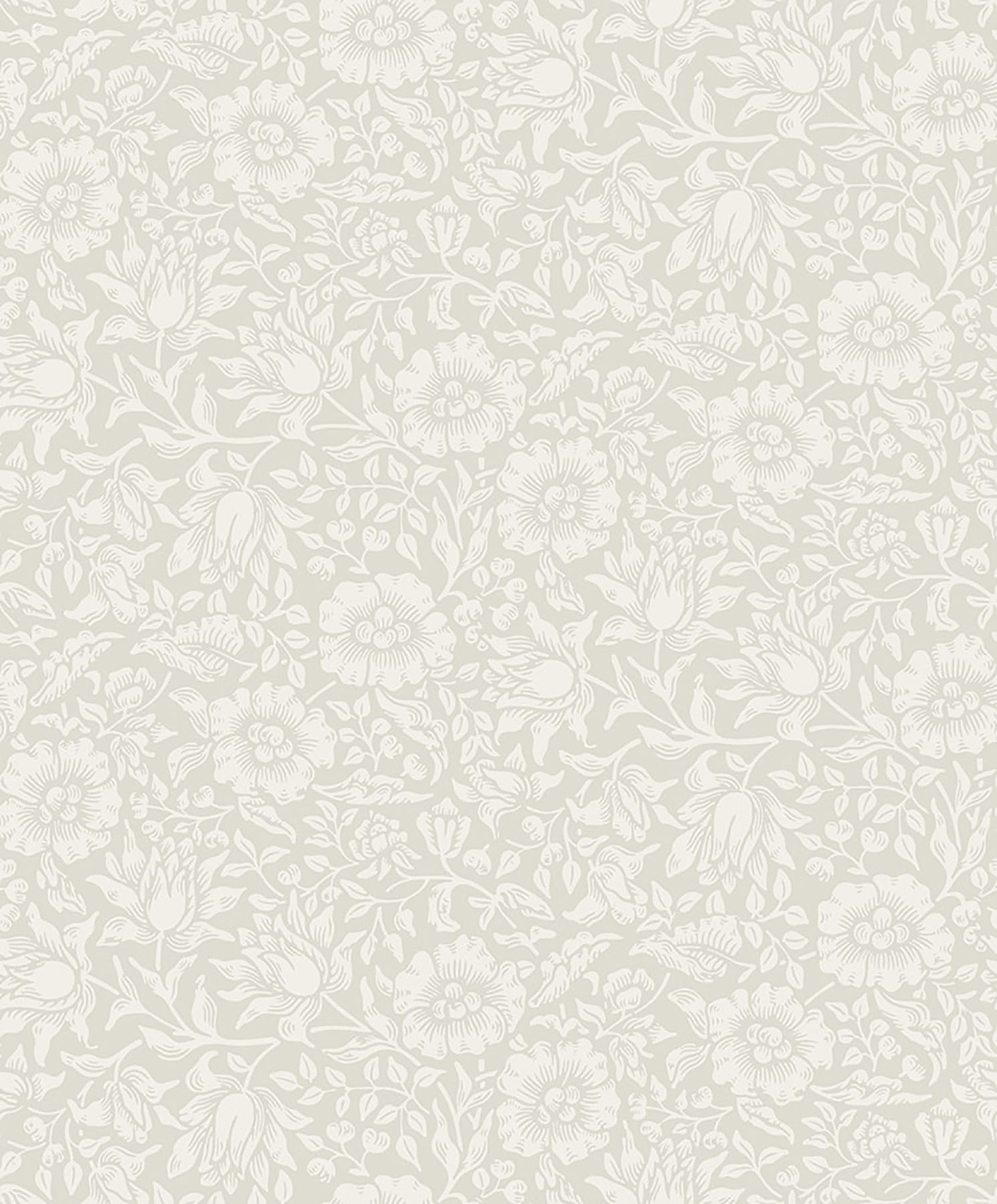 A-Street Prints Mallow Dove Floral Vine Wallpaper, 20.9-in by 33-ft