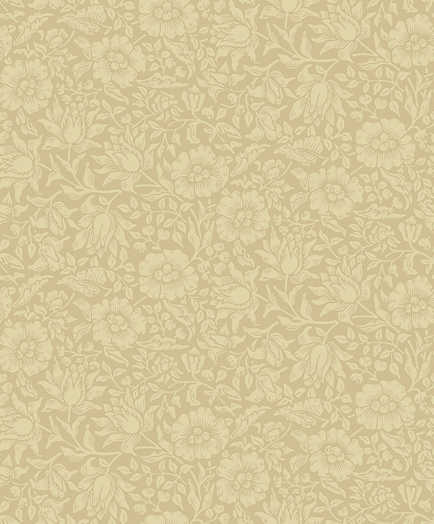 A-Street Prints Mallow Butter Floral Vine Wallpaper, 20.9-in by 33-ft