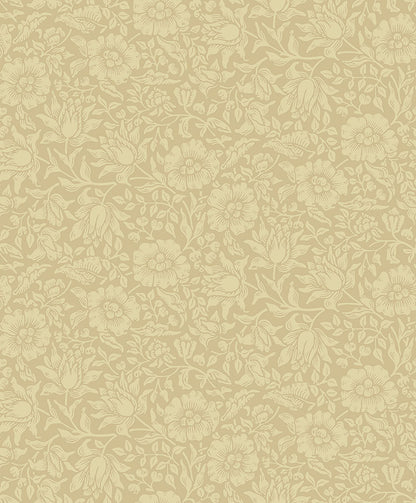 A-Street Prints Mallow Butter Floral Vine Wallpaper, 20.9-in by 33-ft