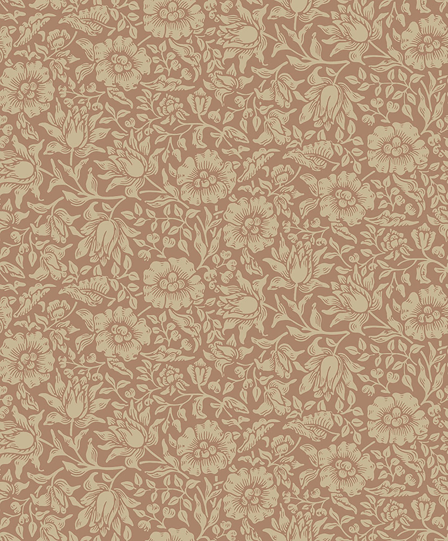 A-Street Prints Mallow Rose Floral Vine Wallpaper, 20.9-in by 33-ft