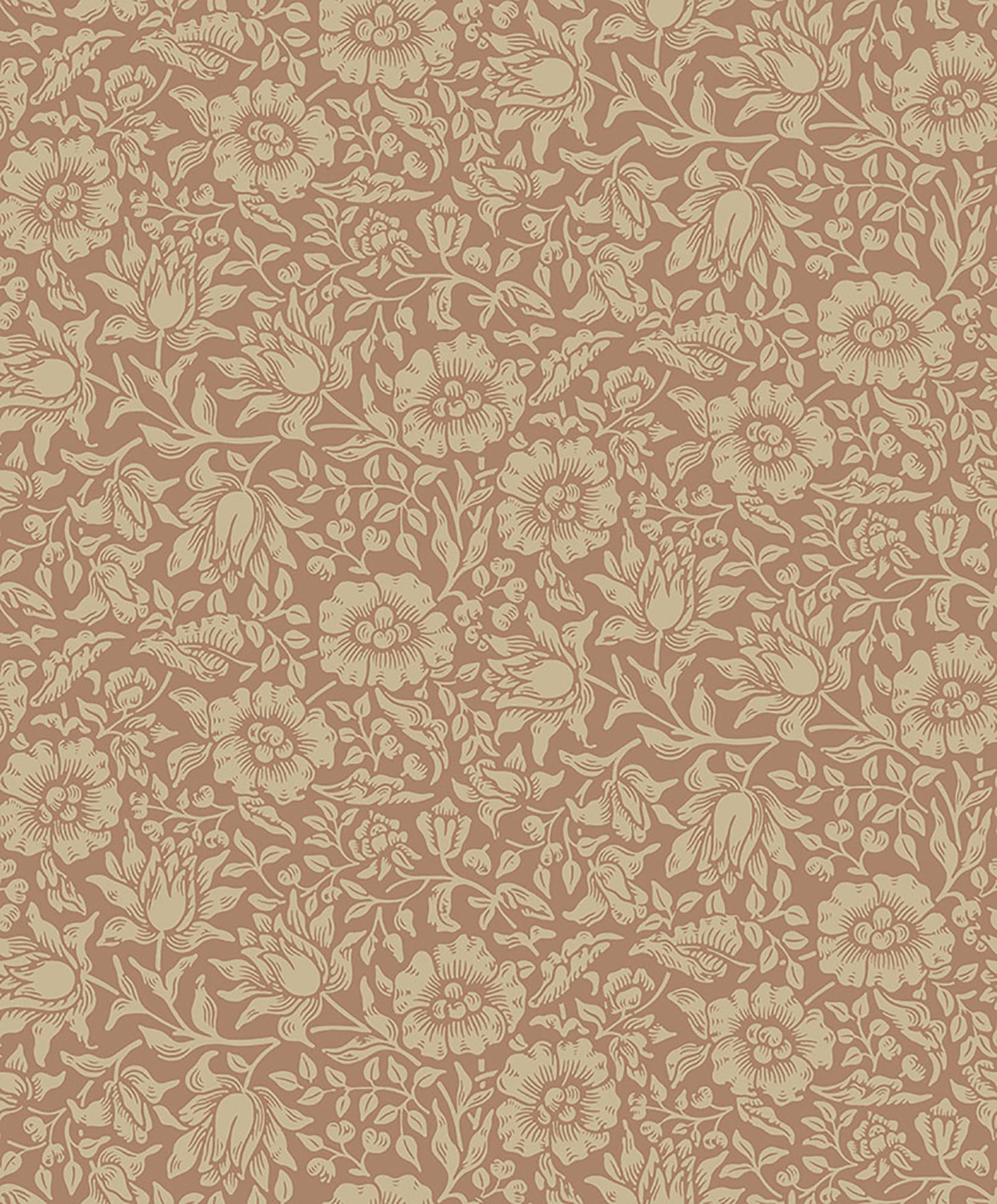 A-Street Prints Mallow Rose Floral Vine Wallpaper, 20.9-in by 33-ft