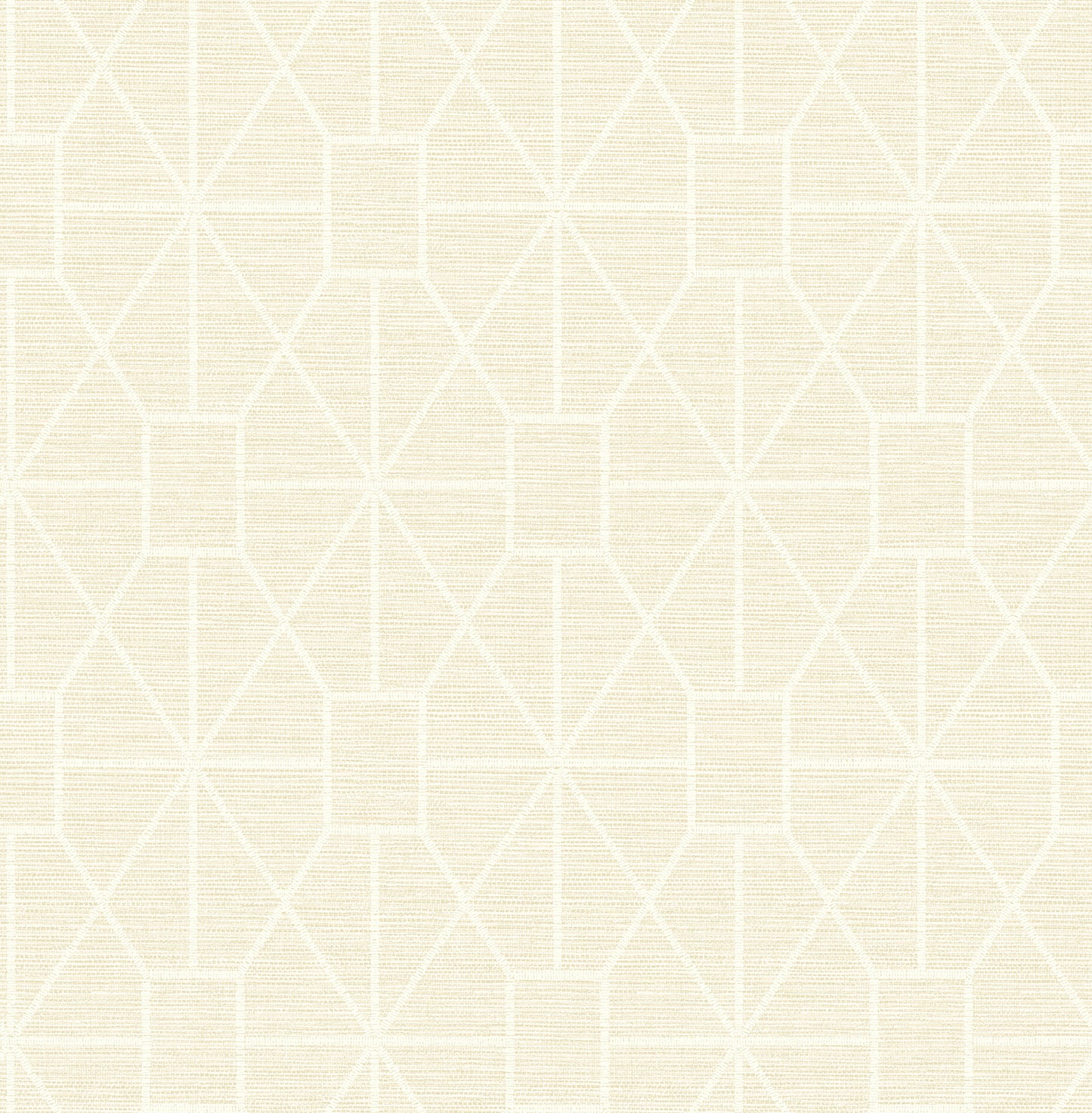 Advantage Stevenson Cream Trellis Wallpaper, 20.5-in by 33-ft