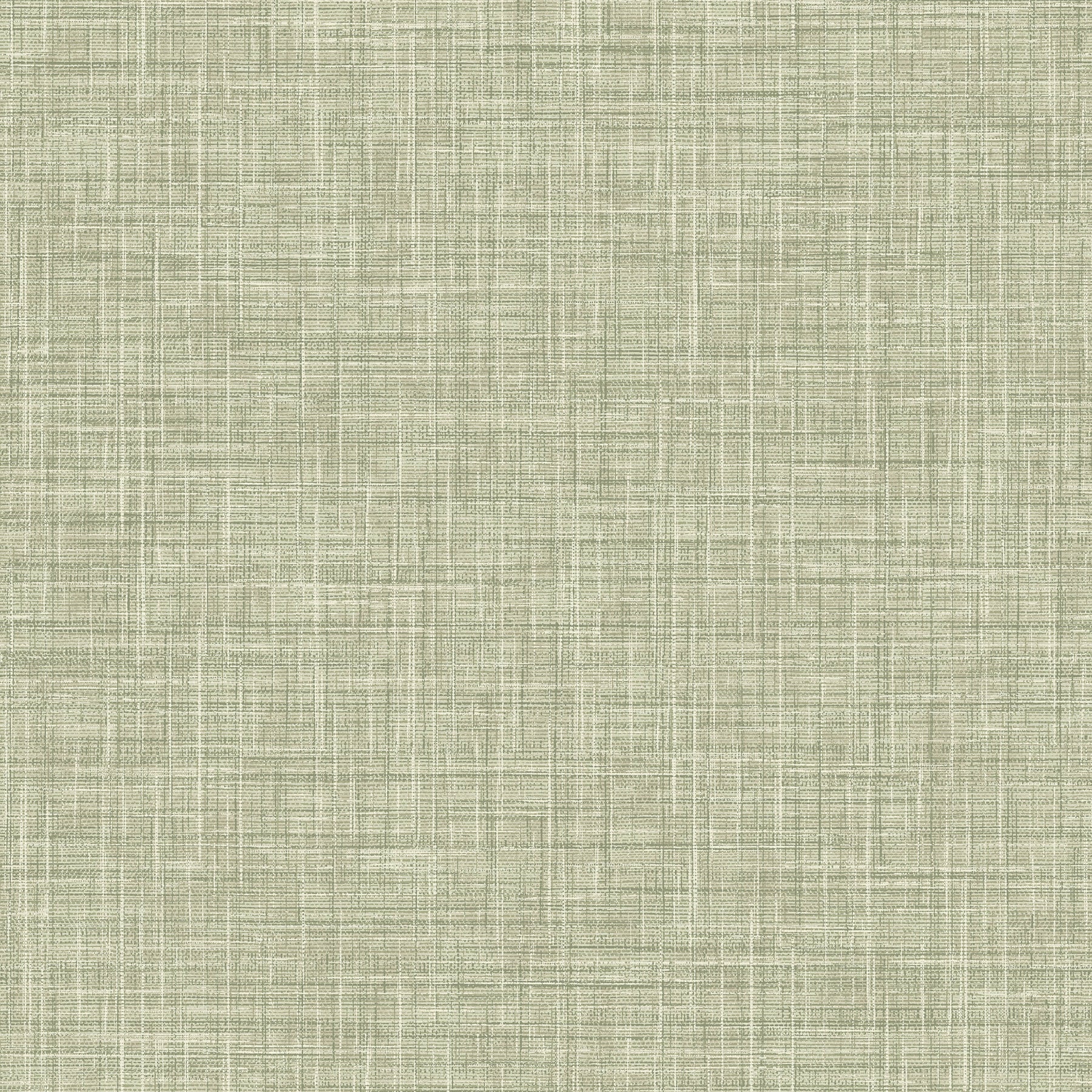 Advantage Tuckernuck Green Faux Linen Wallpaper, 20.5-in by 33-ft