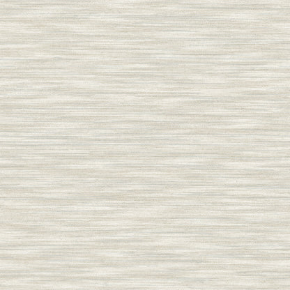 Advantage Benson Light Grey Faux Fabric Wallpaper, 20.5-in by 33-ft