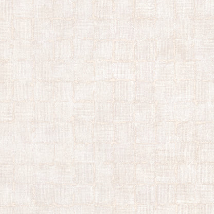 Advantage Blocks Cream Checkered Wallpaper, 20.5-in by 33-ft