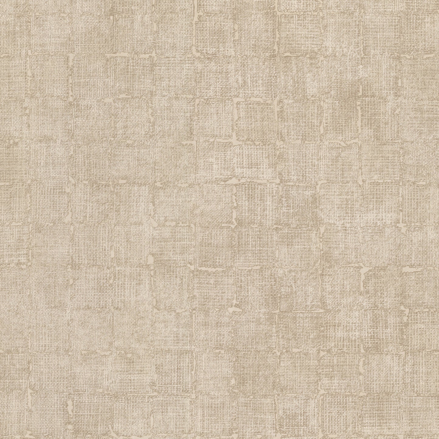 Advantage Blocks Beige Checkered Wallpaper, 20.5-in by 33-ft