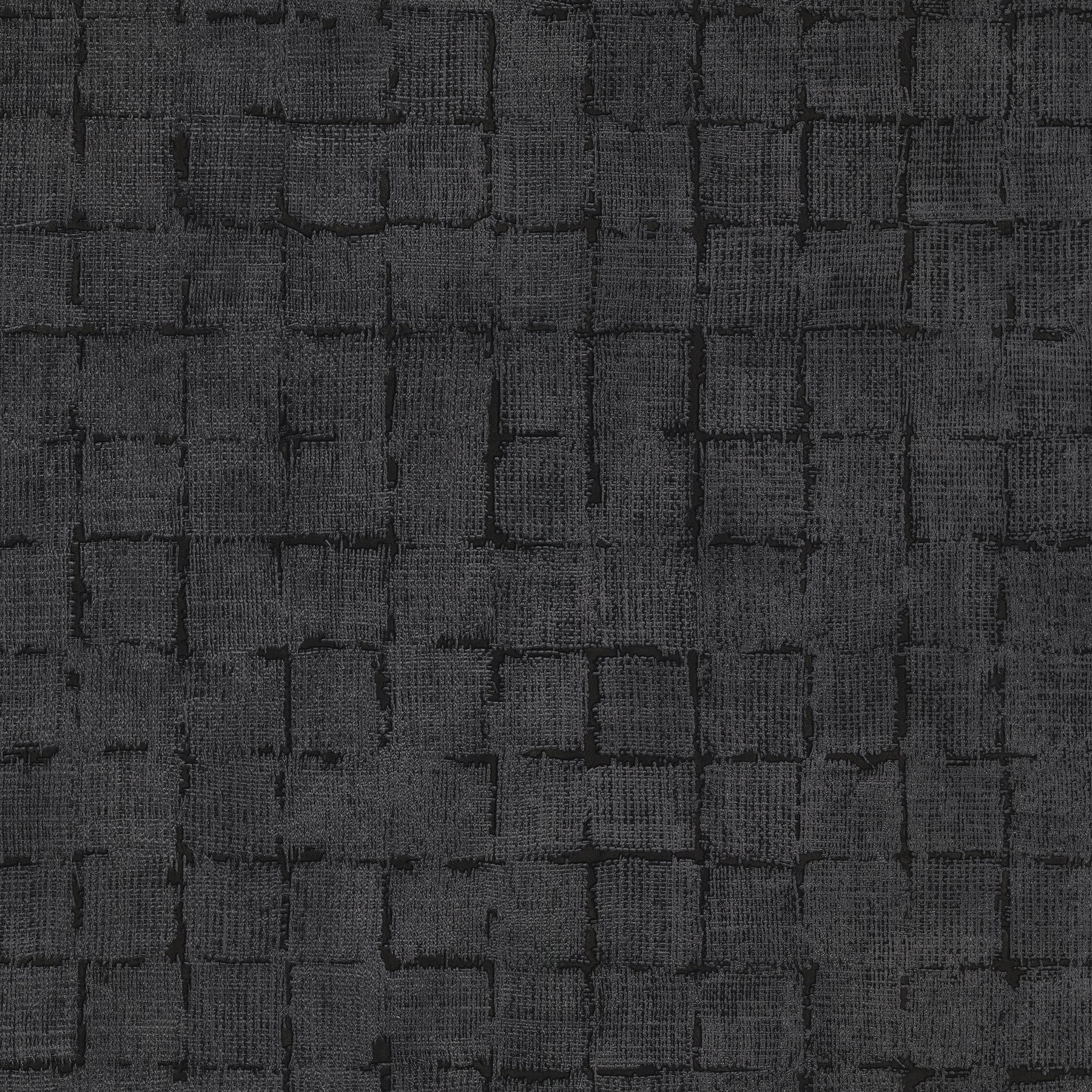 Advantage Blocks Charcoal Checkered Wallpaper, 20.5-in by 33-ft