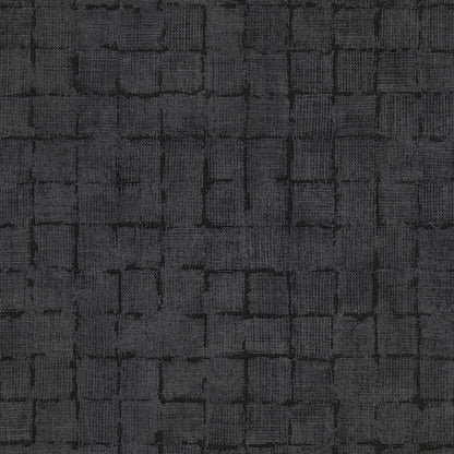 Advantage Blocks Charcoal Checkered Wallpaper, 20.5-in by 33-ft