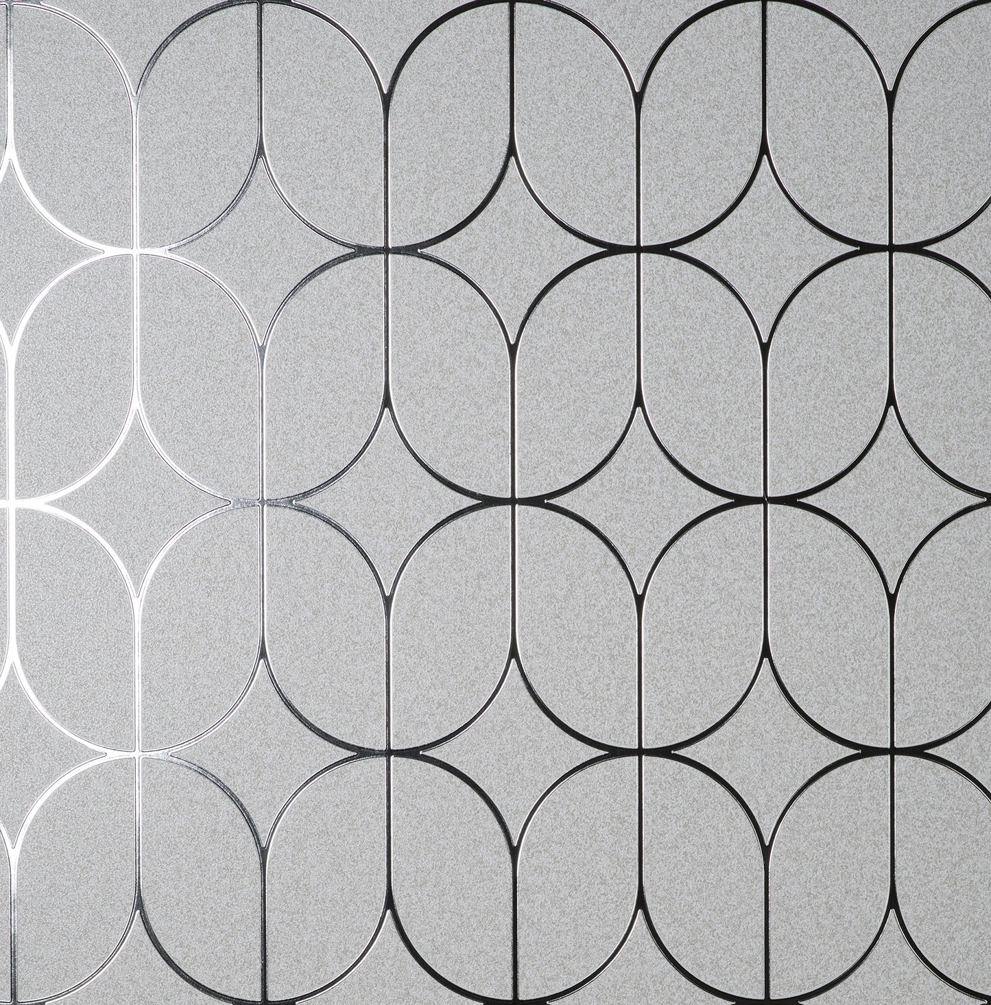 Advantage Raye Silver Rosco Trellis Wallpaper, 20.9-in by 33-ft