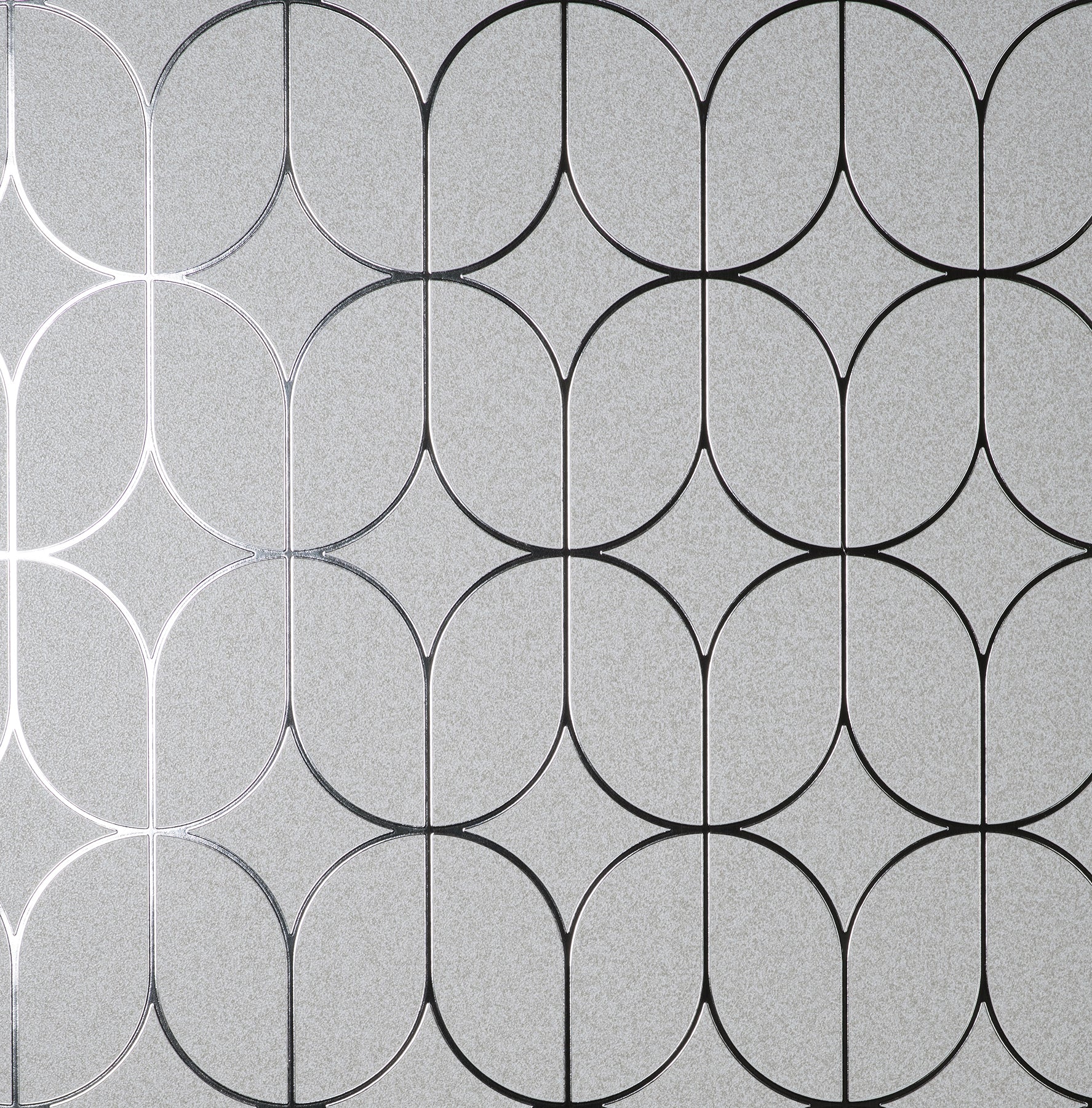 Advantage Raye Silver Rosco Trellis Wallpaper, 20.9-in by 33-ft