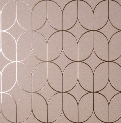 Advantage Raye Pink Rosco Trellis Wallpaper, 20.9-in by 33-ft