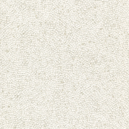 Lucky Day  Cream Texture Wallpaper, 27-in by 27-ft