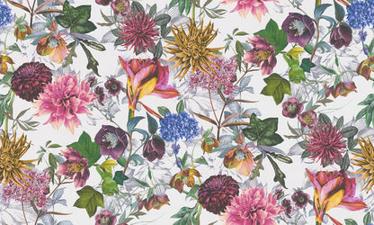 AS Creation Althea White Flower Garden Wallpaper, 20.9-in by 33-ft