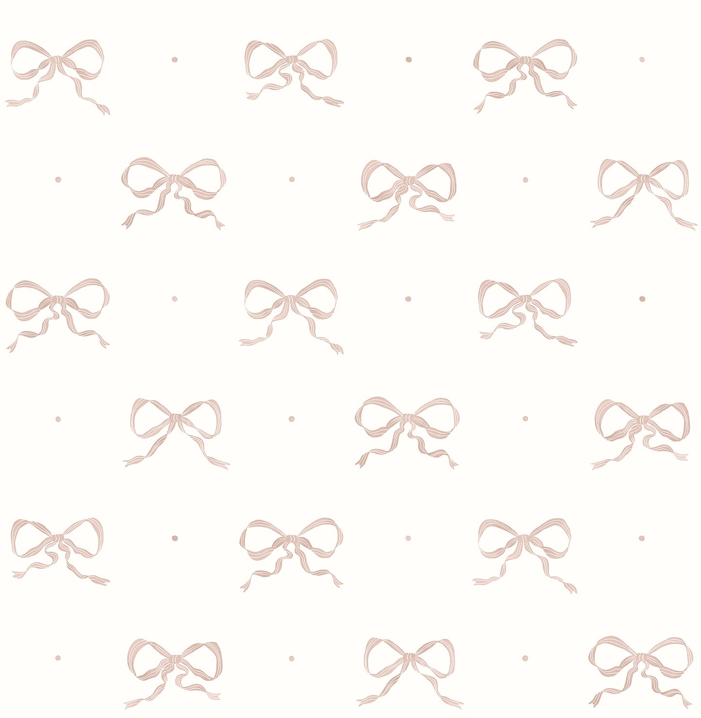 A-Street Prints Emma Petal Large Bow Wallpaper, 20.5-in by 33-ft