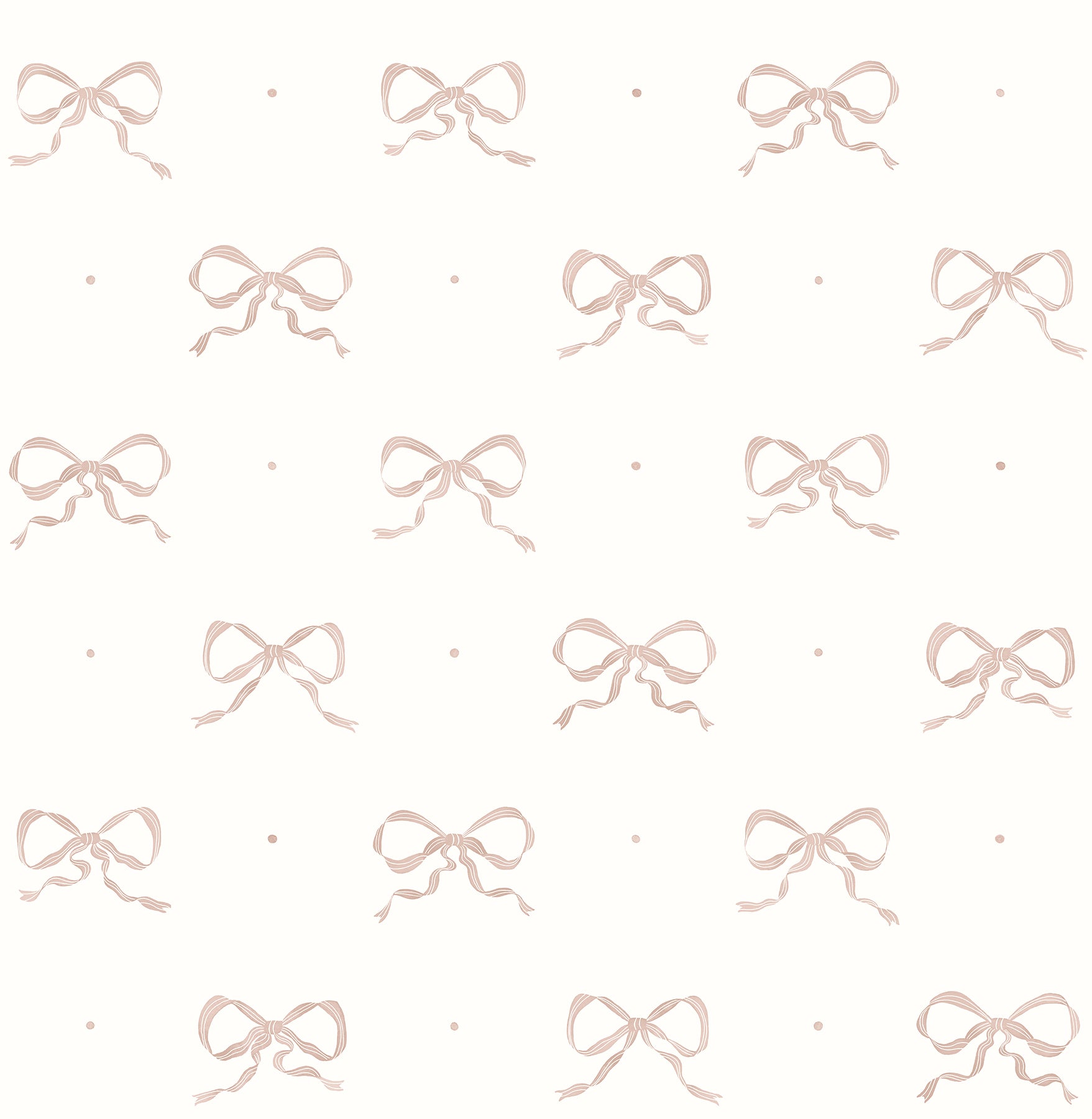 A-Street Prints Emma Petal Large Bow Wallpaper, 20.5-in by 33-ft