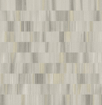 A-Street Prints Flicker Light Grey Horizontal Textured Stripe Wallpaper, 20.5-in by 33-ft