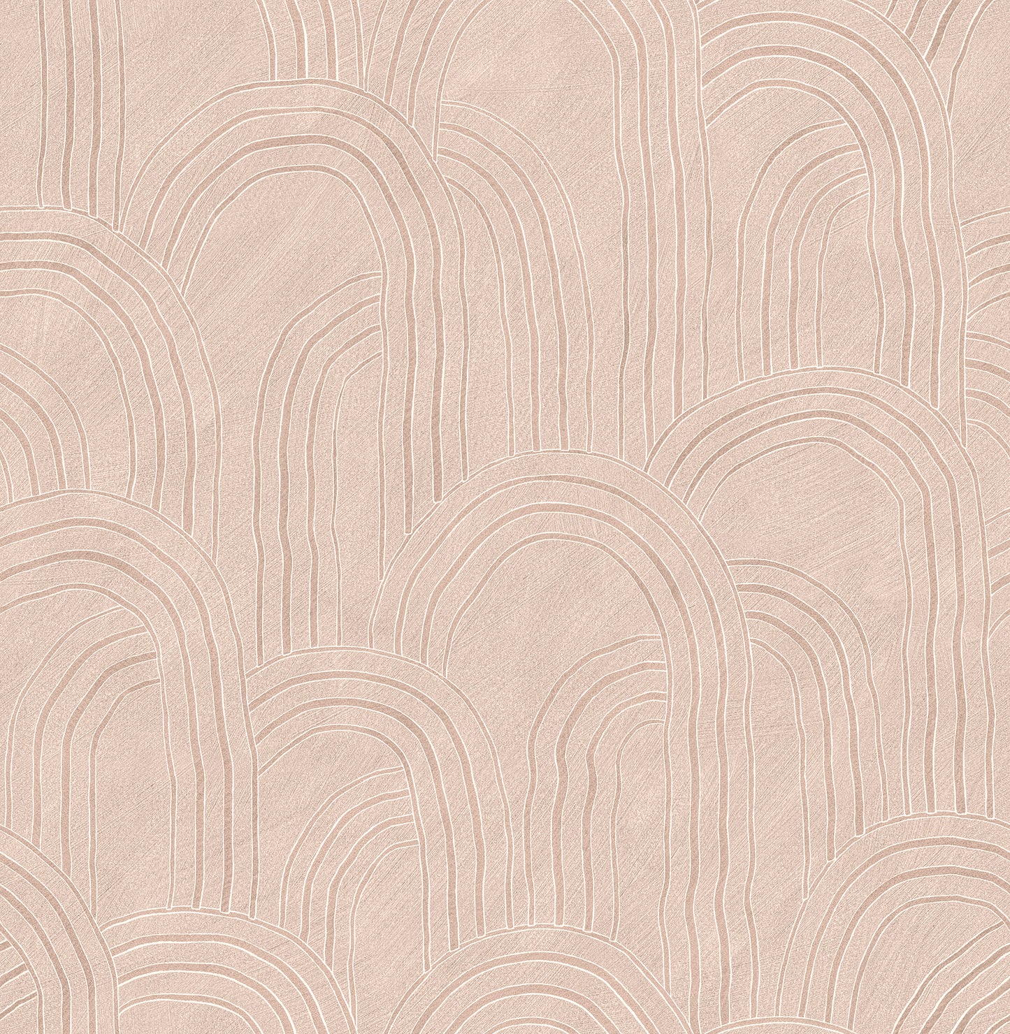 A-Street Prints Cabo Pink Rippled Arches Wallpaper, 20.5-in by 33-ft