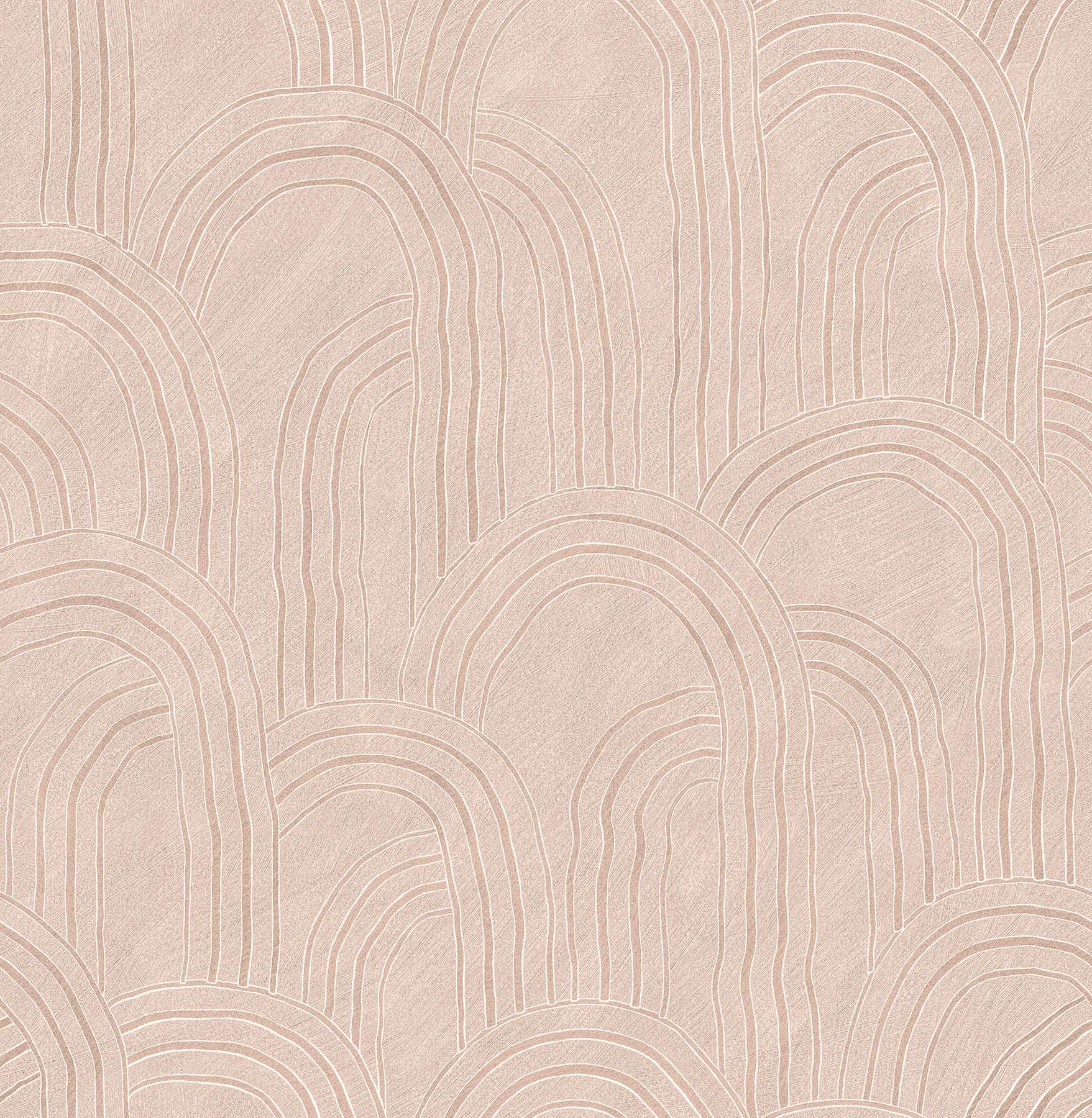 A-Street Prints Cabo Pink Rippled Arches Wallpaper, 20.5-in by 33-ft