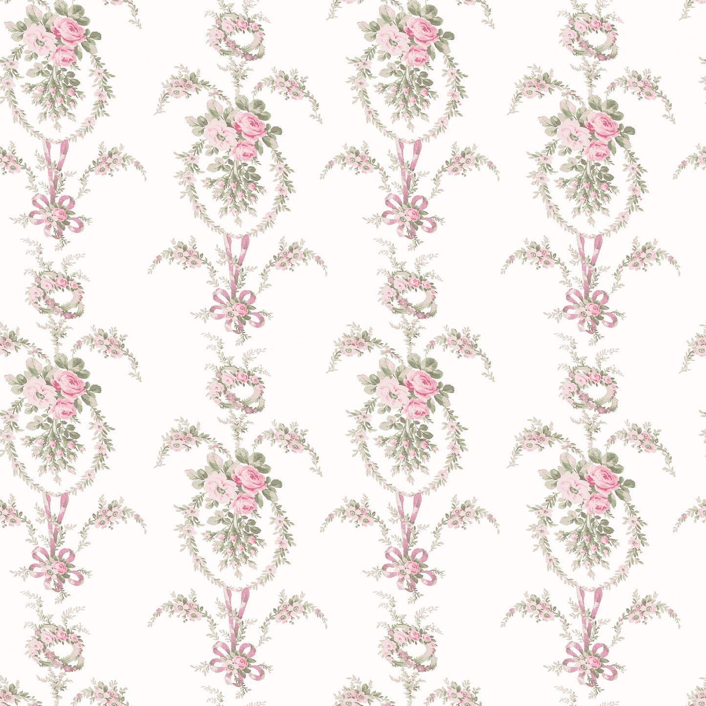 A-Street Prints Rose Cheeks Party Pink Floral Cluster Wallpaper, 20.5-in by 33-ft