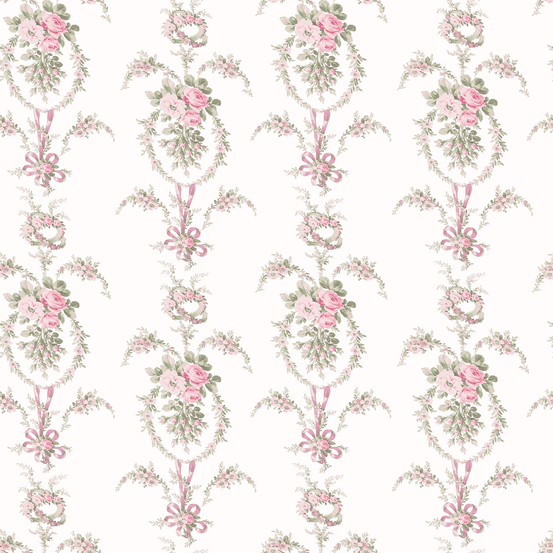 A-Street Prints Rose Cheeks Party Pink Floral Cluster Wallpaper, 20.5-in by 33-ft