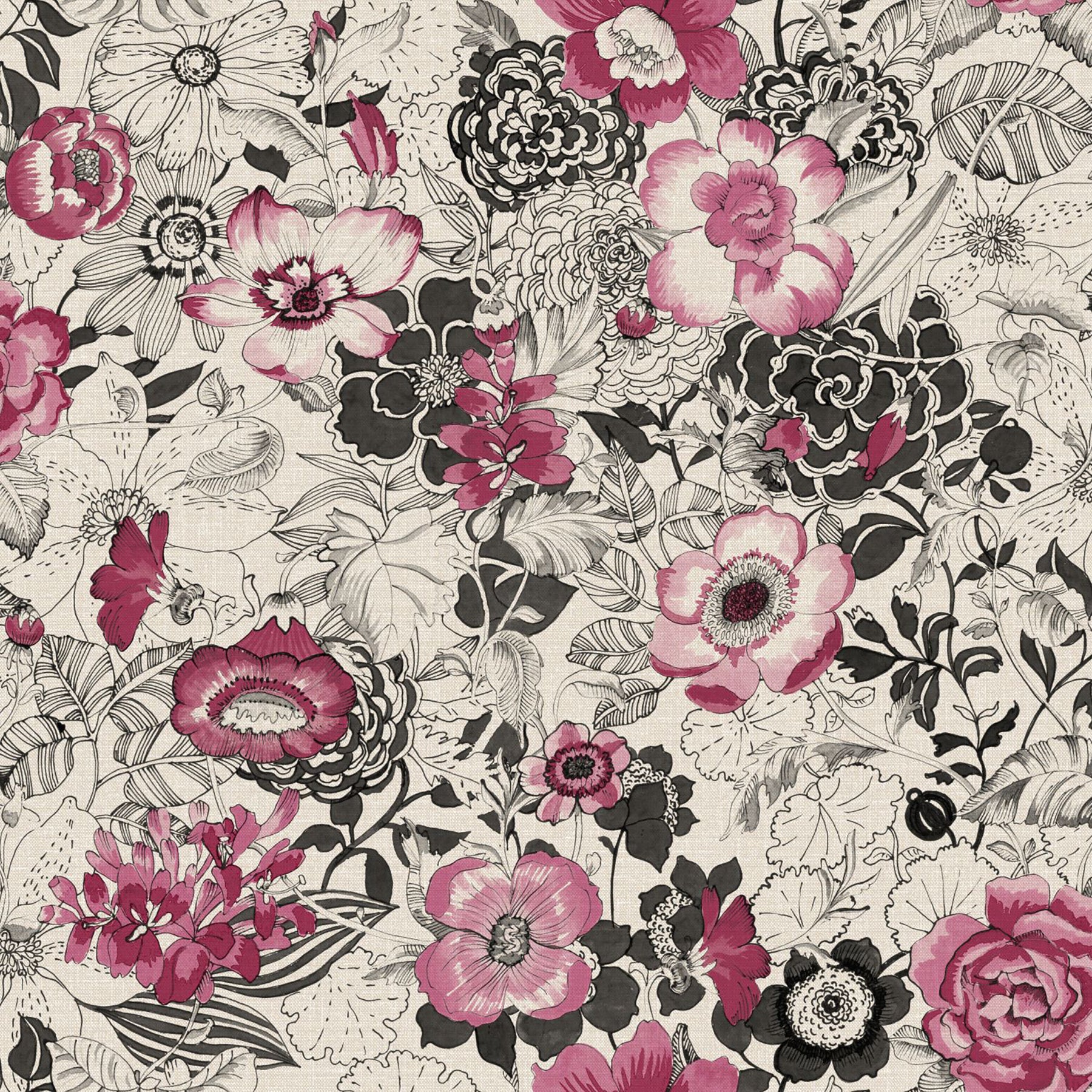 ESTA Home Penny Pink Floral Wallpaper, 20.5-in by 33-ft