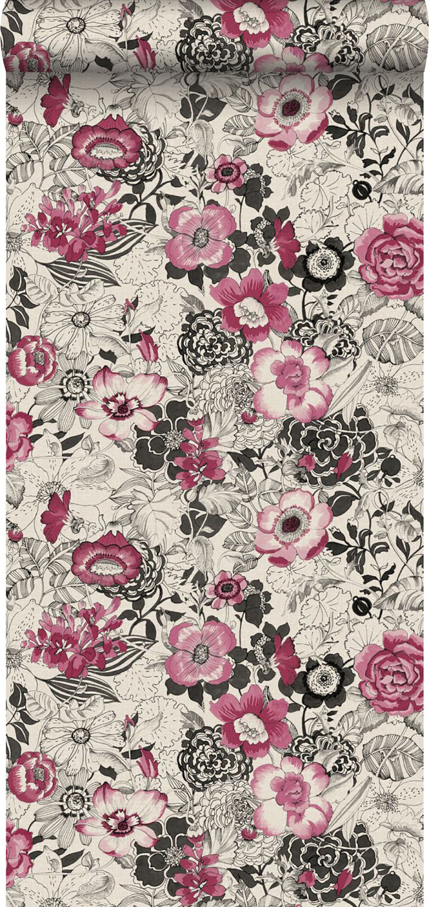 ESTA Home Penny Pink Floral Wallpaper, 20.5-in by 33-ft