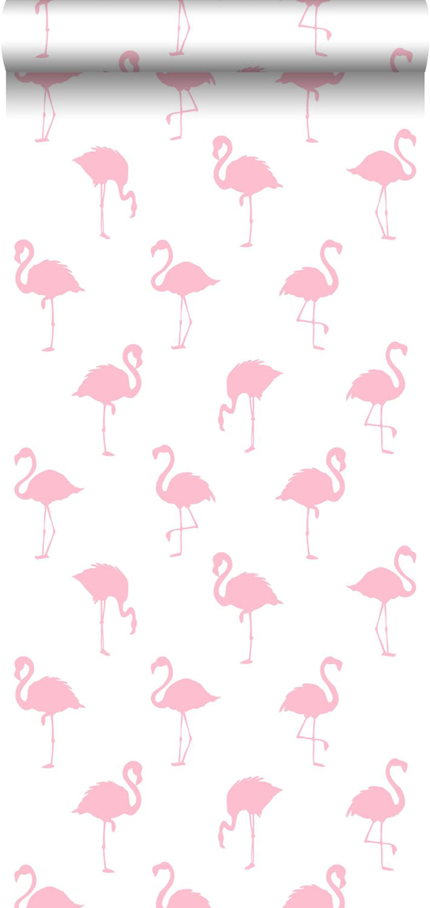 ESTA Home Lovett Pink Flamingo Wallpaper, 20.5-in by 33-ft