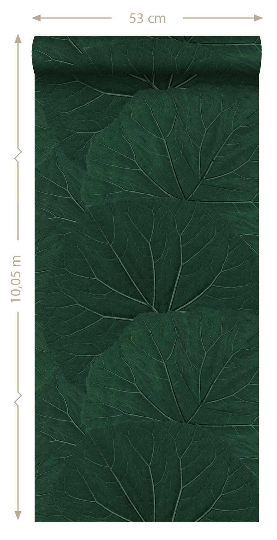 ESTA Home Xylem Evergreen Large Leaves Wallpaper, 20.9-in by 33-ft