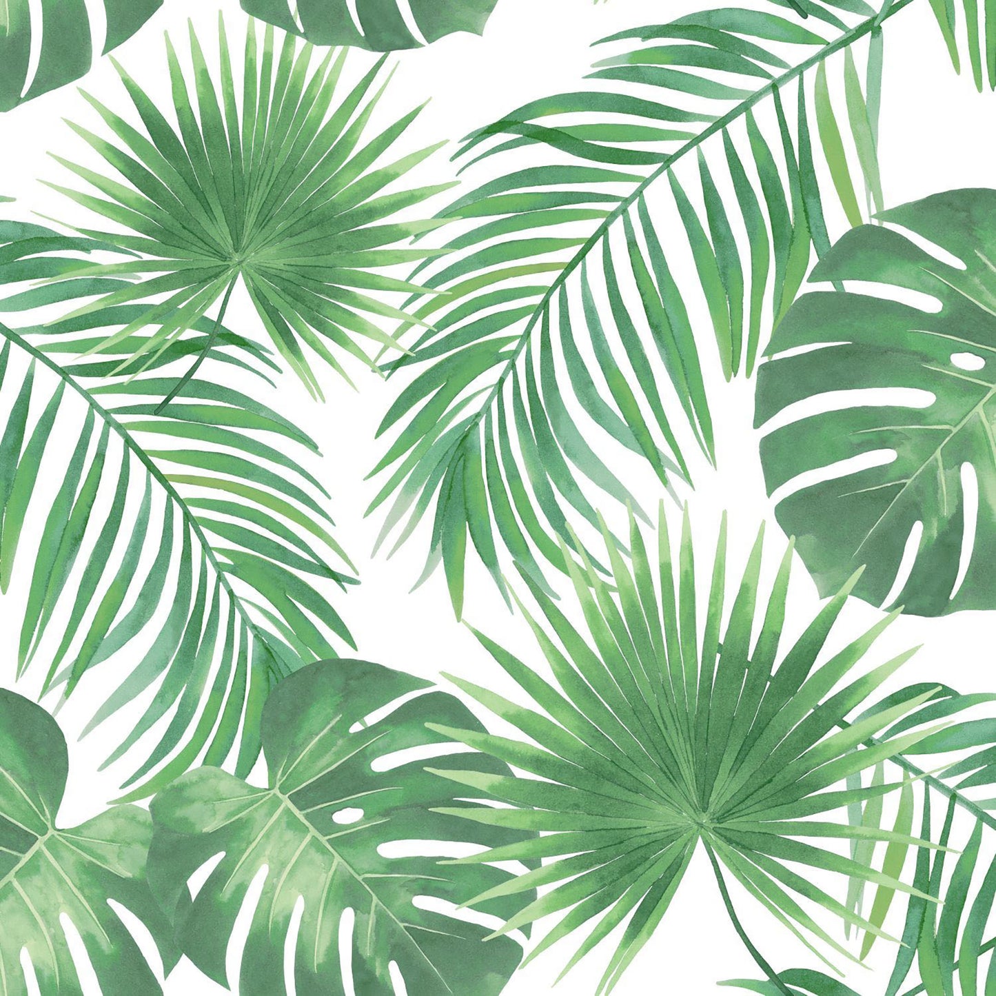 ESTA Home Patti Light Green Leaves Wallpaper, 20.5-in by 33-ft