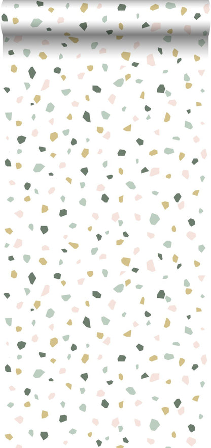 ESTA Home Confetti Pastel Terrazzo Wallpaper, 20.9-in by 33-ft