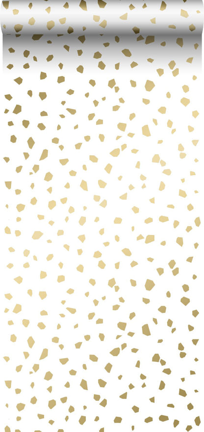 ESTA Home Confetti Gold Terrazzo Wallpaper, 20.9-in by 33-ft