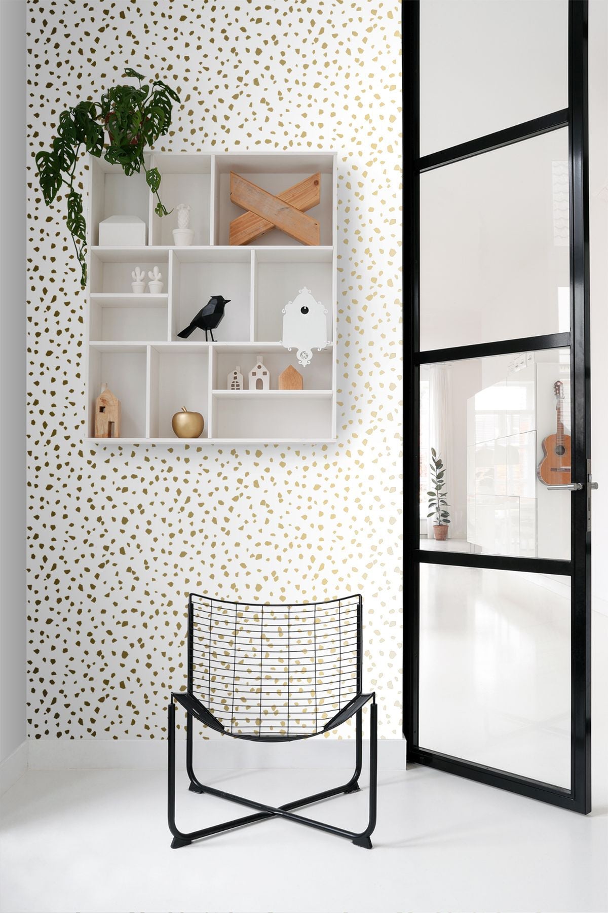 ESTA Home Confetti Gold Terrazzo Wallpaper, 20.9-in by 33-ft