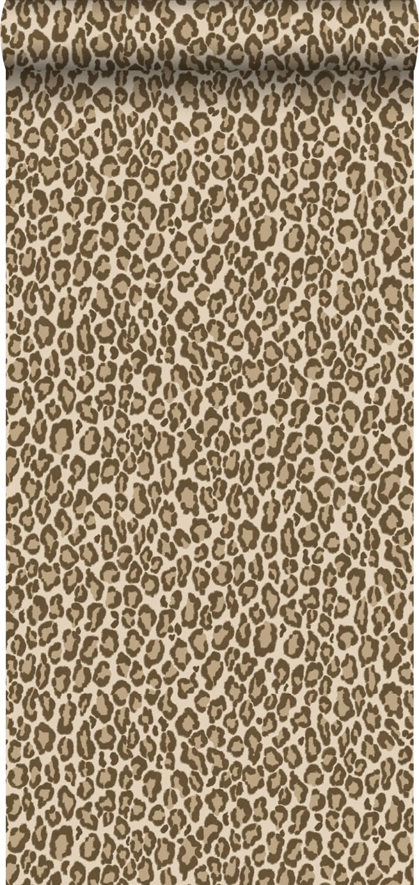 ESTA Home Cicely Brown Leopard Skin Wallpaper, 20.9-in by 33-ft