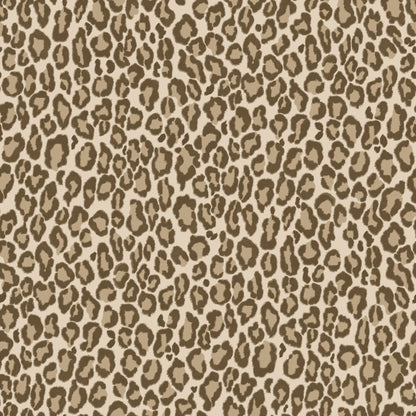 ESTA Home Cicely Brown Leopard Skin Wallpaper, 20.9-in by 33-ft