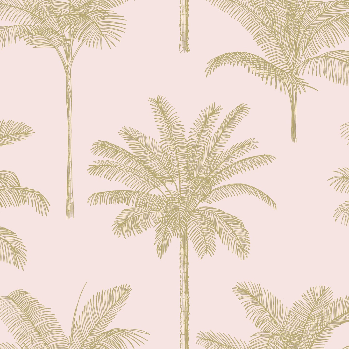 ESTA Home Taj Blush Palm Trees Wallpaper, 20.9-in by 33-ft