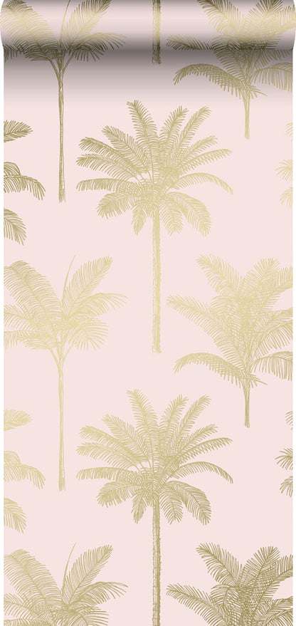 ESTA Home Taj Blush Palm Trees Wallpaper, 20.9-in by 33-ft