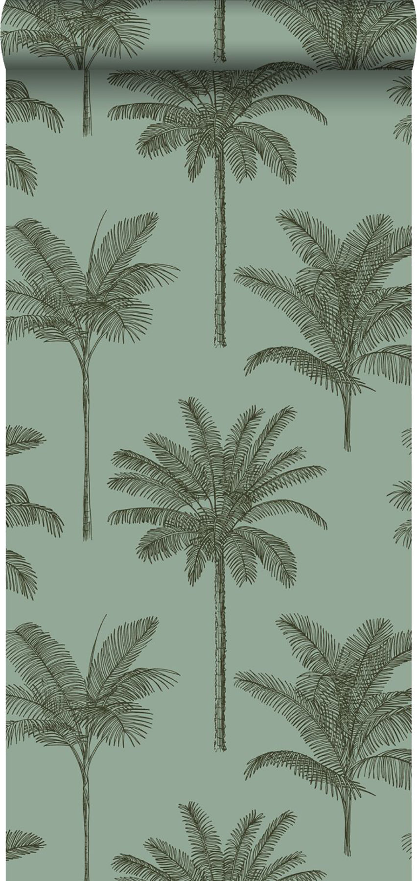 ESTA Home Taj Sage Palm Trees Wallpaper, 20.9-in by 33-ft