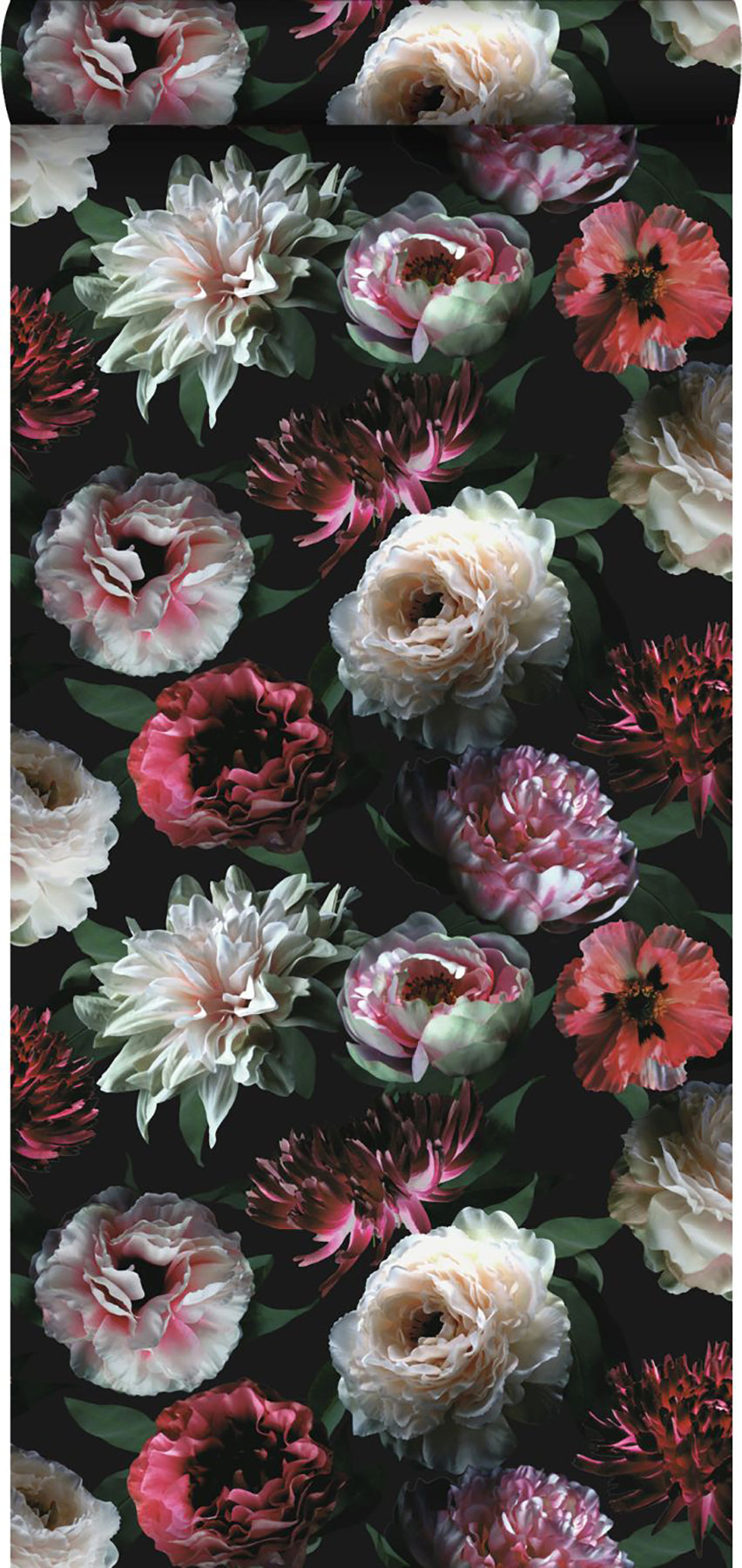 ESTA Home Contessa Ruby Flowers Wallpaper, 20.9-in by 33-ft