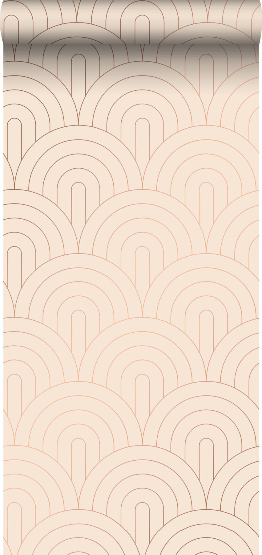 ESTA Home Lalique Pink Art Deco Motif Wallpaper, 20.9-in by 33-ft