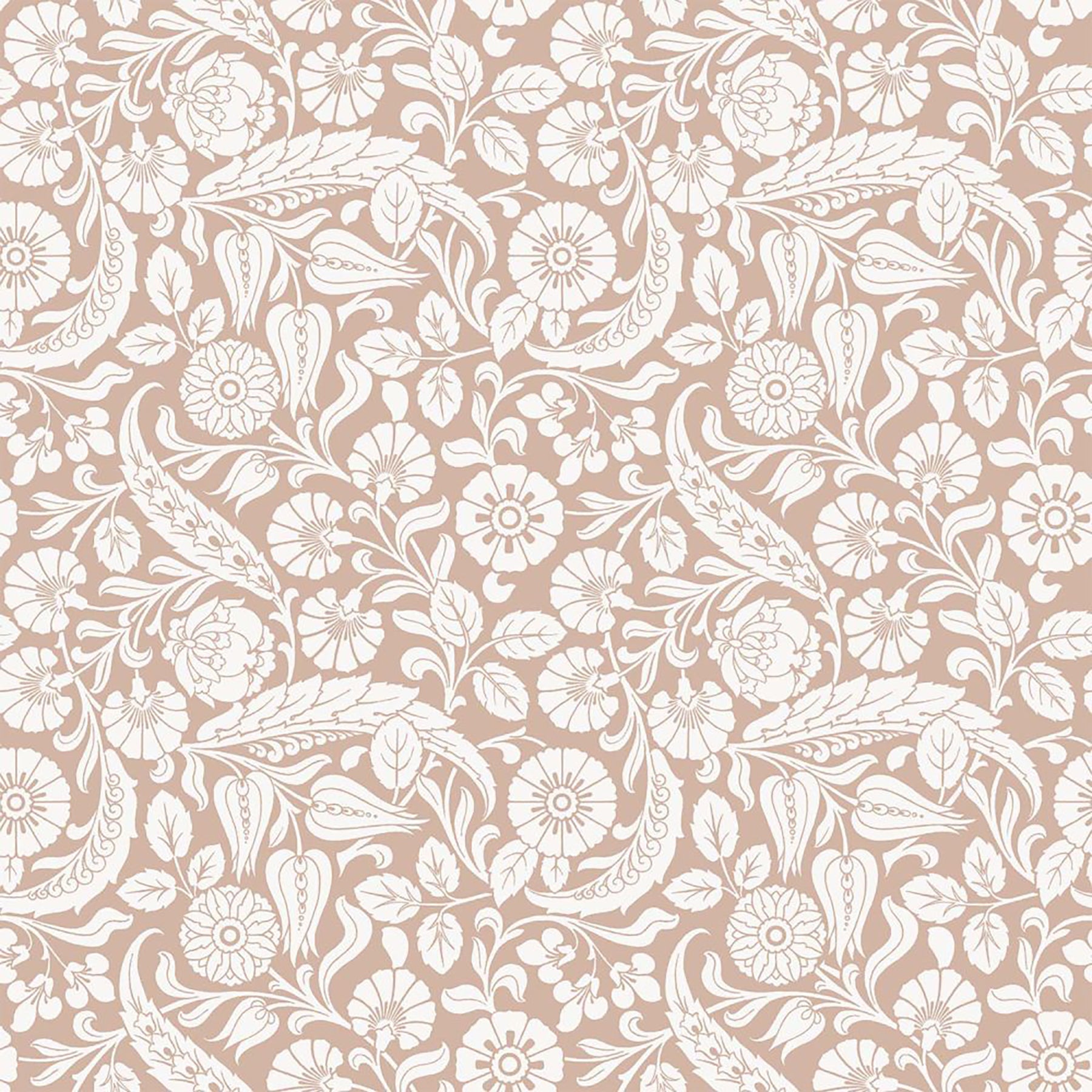 Design Department Cordelia Pink Baroque Blooms Wallpaper, 20.9-in by 33-ft