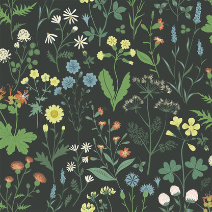 Design Department Letitia Black Summer Meadows Wallpaper, 20.9-in by 33-ft