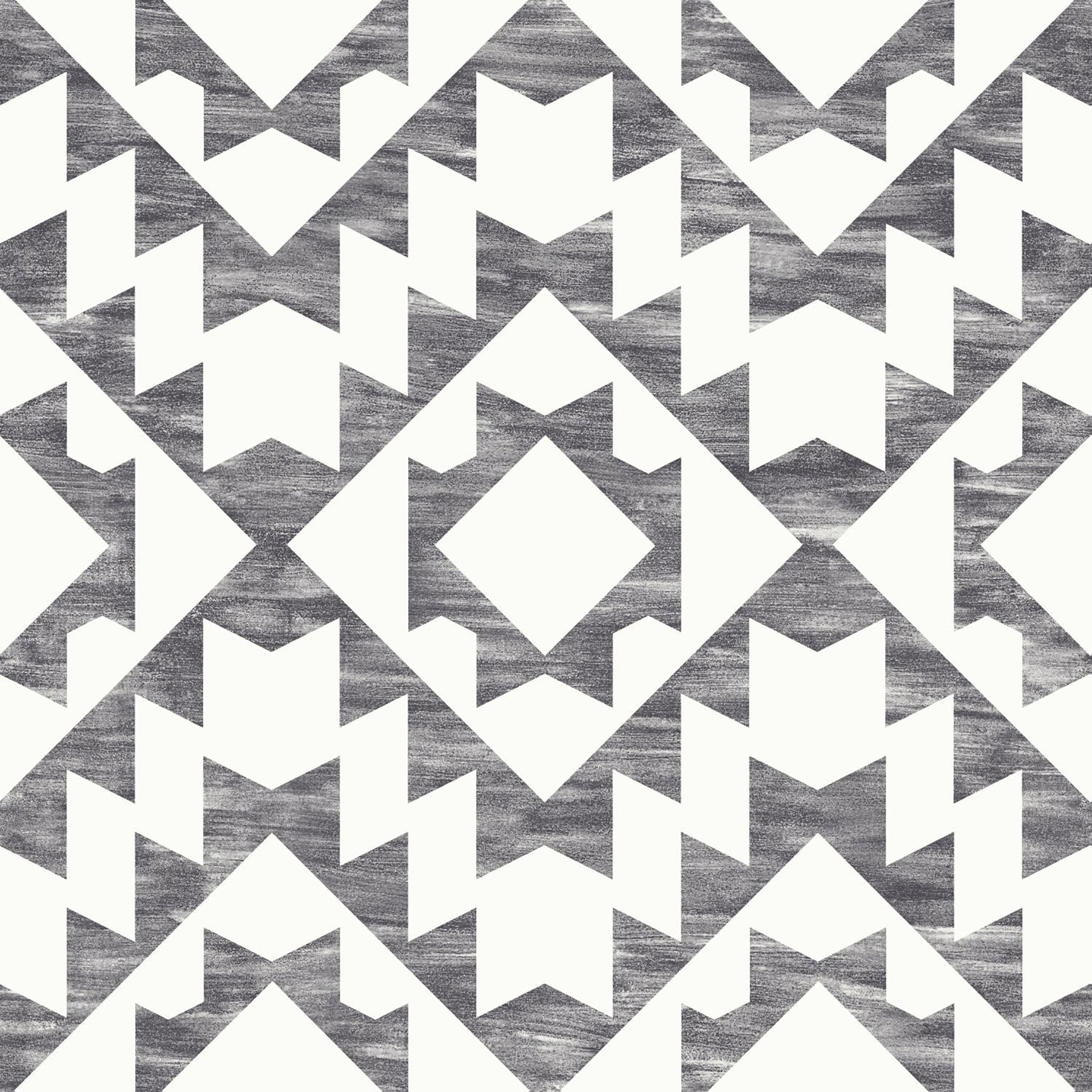 ESTA Home Fantine Black Geometric Wallpaper, 20.5-in by 33-ft