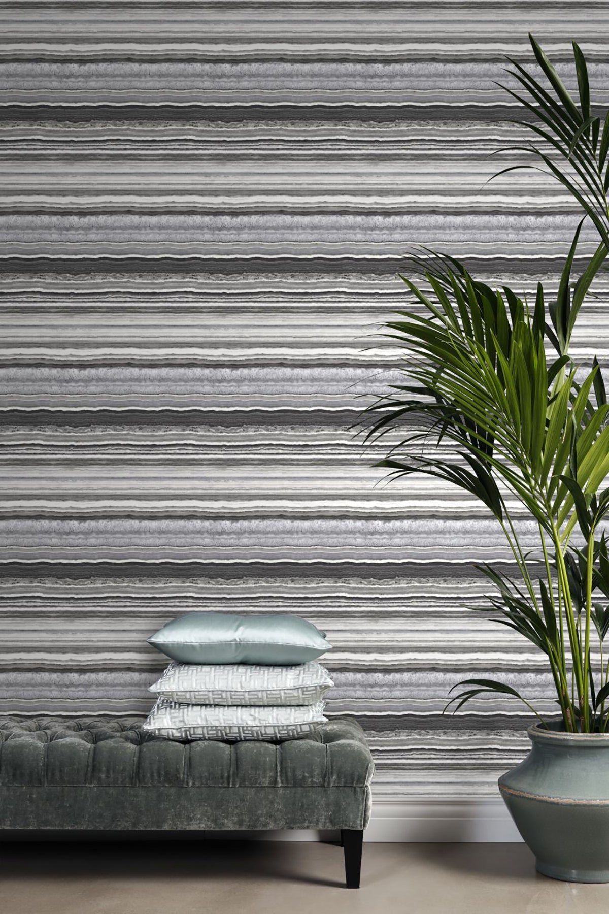 Origin Matieres Grey Stone Wallpaper, 20.5-in by 33-ft